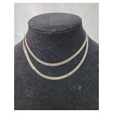 925 Silver Herringbone Chain Necklace