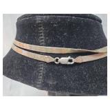 925 Silver Herringbone Chain Necklace