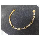 Tennis Bracelet with Stones