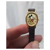 Lorus Mickey Mouse Watch Gold Tone
