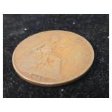 British One Penny Coin - King George V