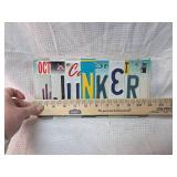 License Plate Art - JUNK Sign