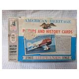 1961 Milton Bradley American Heritage Aviation History Cards