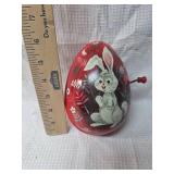1950s Mattel Musical Easter Egg with Bunny Design