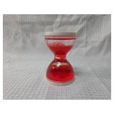 Red Ladybug liquid hourglass Timer