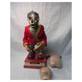 1960s Japanese Hy-Que Wise Monkeys Mechanical Figure