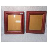 Pair of  Wood Picture Frames