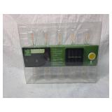 HD Designs Solar LED String Lights - 10 Bulb Set