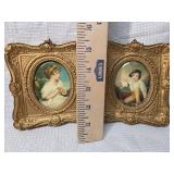 Small Ornate  Picture Frames with Garden Scene