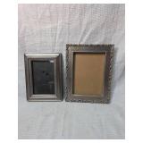 Decorative Silver Metal Picture Frame Set