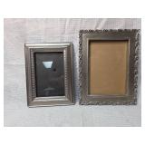 Decorative Silver Metal Picture Frame Set