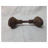 Cast Iron Door Handle with Oval Knobs
