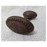 Cast Iron Door Handle with Oval Knobs
