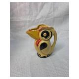 1940s Yellow Owl Creamer