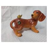 Dachshund Figurine with Original Sticker