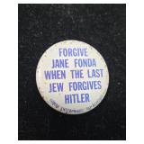 1970s Vietnam War Era Political Button Pin