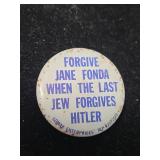 1970s Vietnam War Era Political Button Pin