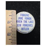 1970s Vietnam War Era Political Button Pin