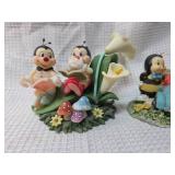 Decorative Garden Bumble Bee Figurine Set