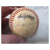 Signed Baseball from Vero Beach, Florida