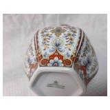 Johann Seltmann Bavaria Hexagonal Porcelain Vase