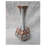 Johann Seltmann Bavaria Hexagonal Porcelain Vase
