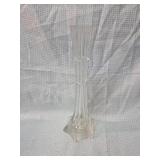 Clear Glass Star Base Bud Vase