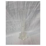 Clear Glass Star Base Bud Vase