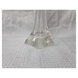 Clear Glass Star Base Bud Vase