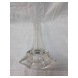 Clear Glass Star Base Bud Vase
