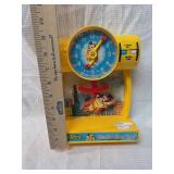 1981 Mighty Mouse Teach Time Clock by Viacom
