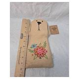 Embroidered Dog Shaped Lavender Heating Pad