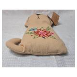 Embroidered Dog Shaped Lavender Heating Pad