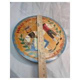 1951 Magda and Warren Folk Art Lazy Susan