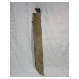 Ontario Knife Co. US Military Machete with Canvas Scabbard