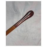 Wooden Walking Cane with Two-Tone Finish