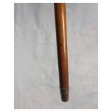 Wooden Walking Cane with Two-Tone Finish