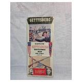 1959 Gettysburg Battlefield Guide and Map
