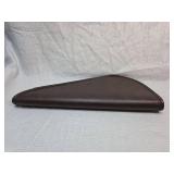 Brown Leather Protective hand gun case