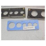 1952-1963 US Coin Display Holders Collection