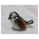Hand-Painted Miniature Glass Bird Figurine