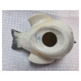 Hand-Painted Miniature Glass Bird Figurine