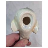 Hand-Painted Miniature Glass Bird Figurine