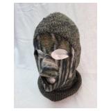 Black Knit Ski Mask with Eye Holes