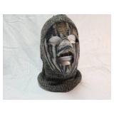 Black Knit Ski Mask with Eye Holes