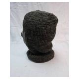 Black Knit Ski Mask with Eye Holes