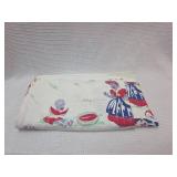 1950s Picnic Scene Tablecloth