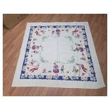 1950s Picnic Scene Tablecloth