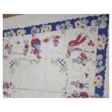 1950s Picnic Scene Tablecloth