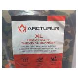 Arcturus XL Heavy-Duty Survival Blanket - Woodland Camo